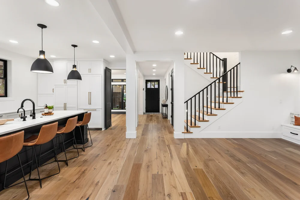 Hardwood flooring installation in Portland Oregon