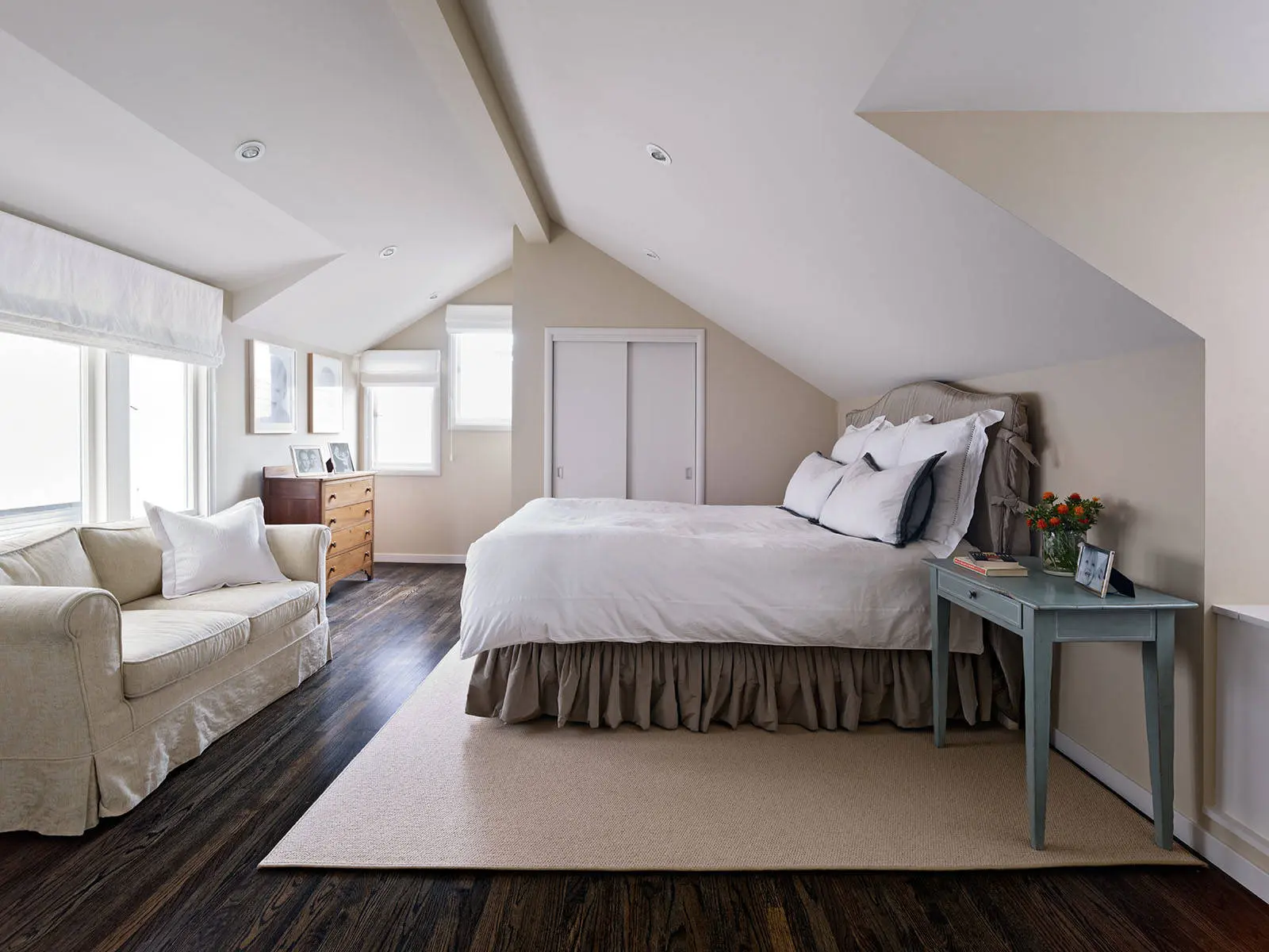 Attic Guest Room & Bedroom Conversion in Portland Oregon - Zurc Construction