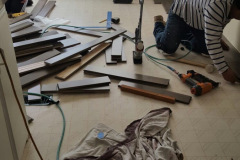 Hardwood Flooring Installation.